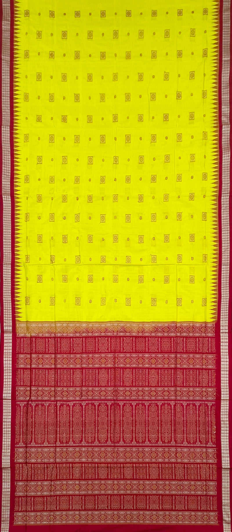 Bomkai silk saree with blouse piece