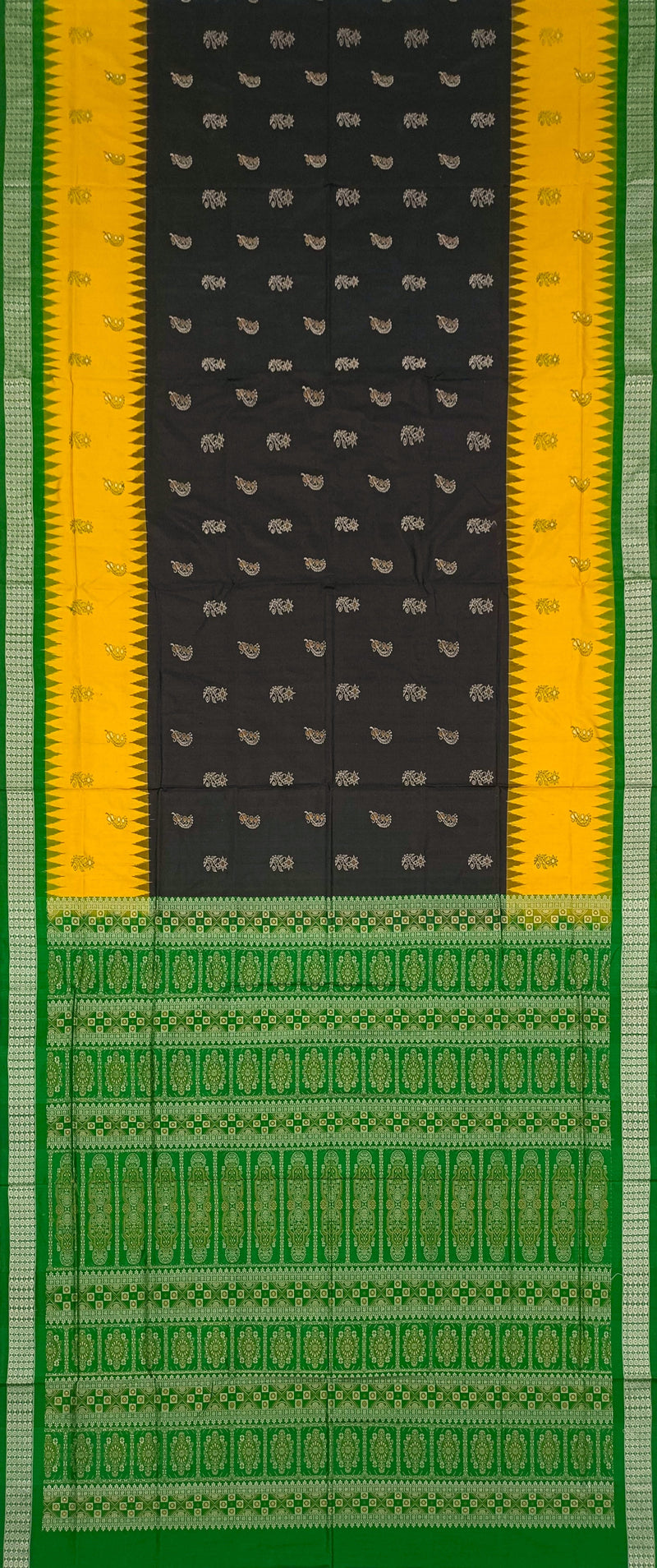Bomkai Silk saree with blouse piece