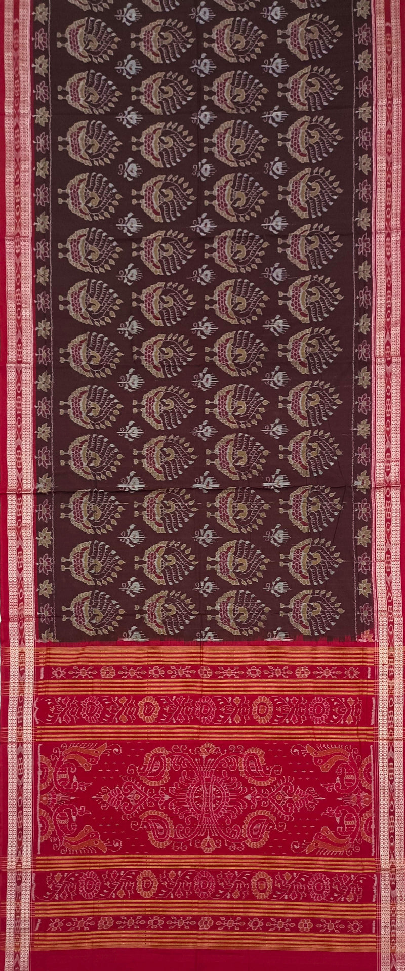 Sambalpuri cotton saree with blouse piece