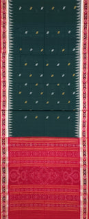 Bomkai cotton saree with blouse piece