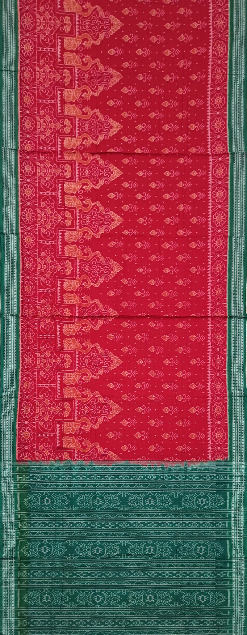Sambalpuri cotton saree with blouse piece