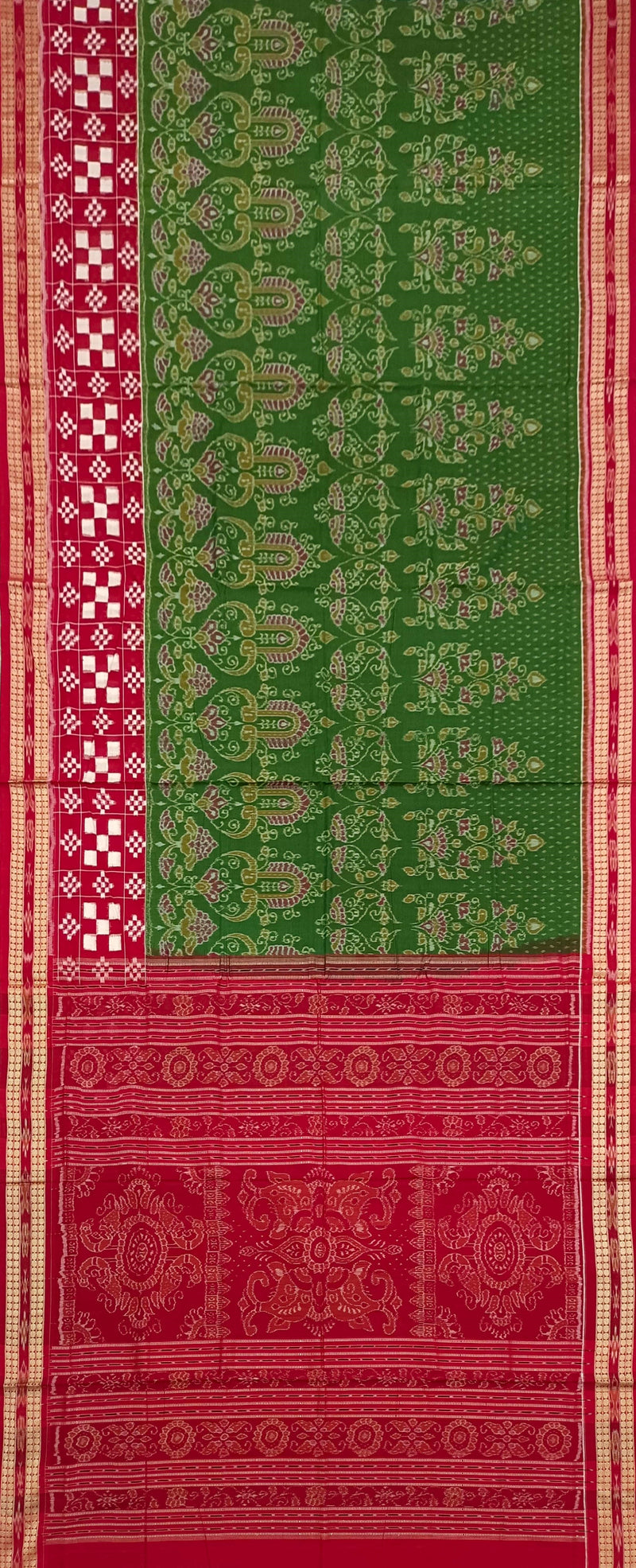Sambalpuri cotton saree with blouse piece