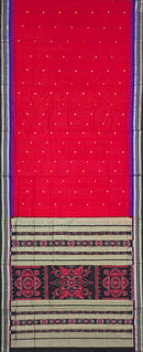 Bomkai silk saree with blouse piece