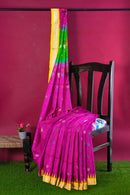 Bomkai silk saree with blouse piece