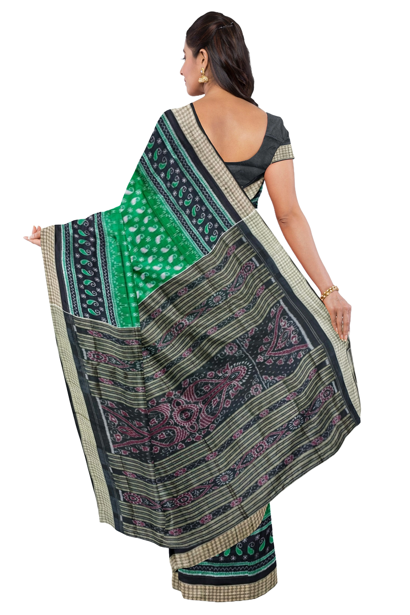 Sambalpuri silk saree with blouse piece