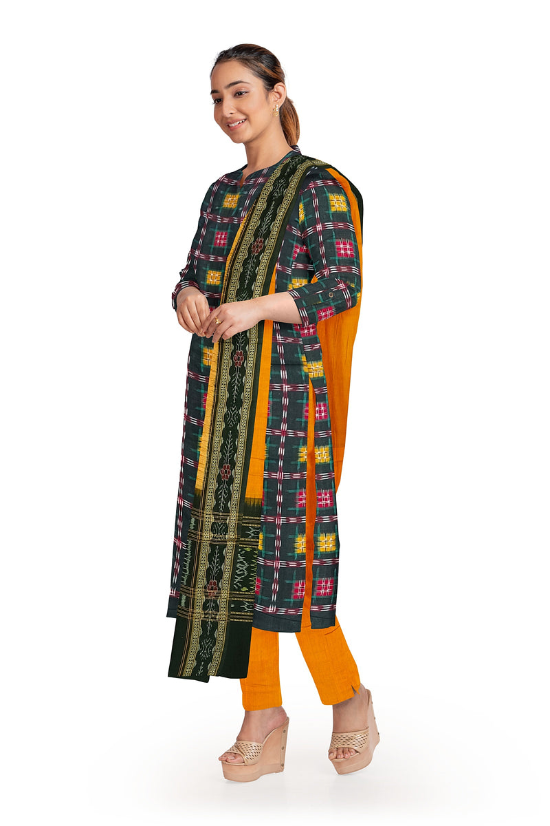 Ashwini unstitched Sambalpuri Cotton dress material set