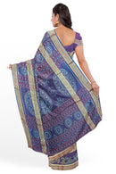 Sambalpuri Silk Bapta(Silk+Cotton mix) saree with blouse piece