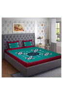 Exclusive Handloom Sambalpuri Cotton Double Bedsheet with unstitched Pillow Covers
