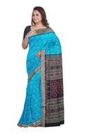 Sambalpuri silk saree with blouse piece