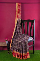 Exquisite Tribal art design sambalpuri cotton saree with blouse piece