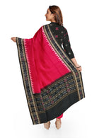 Beautiful Pasapali and star design unstitched Sambalpuri cotton dress material set