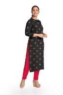Beautiful Pasapali and star design unstitched Sambalpuri cotton dress material set