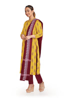 Pochampali cotton dress material set