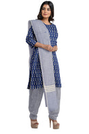 Beautiful Pochampalli Cotton dress material set