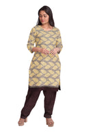 Beautiful Leaves design Sambalpuri cotton dress material set