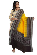 Beautiful Leaves design Sambalpuri cotton dress material set. No Salwar piece