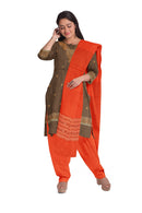 Buti and Neck design Bomkai cotton Dress material set