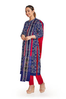 Birds design sambalpuri cotton dress material set