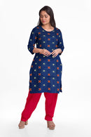 Sambalpuri unstitched  Cotton Kurti/Kurta Material. Options : 2.1 mtr