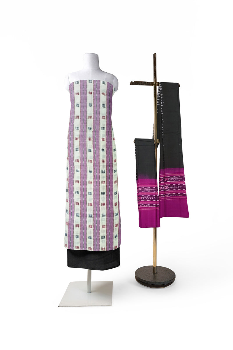 Sambalpuri cotton dress material set