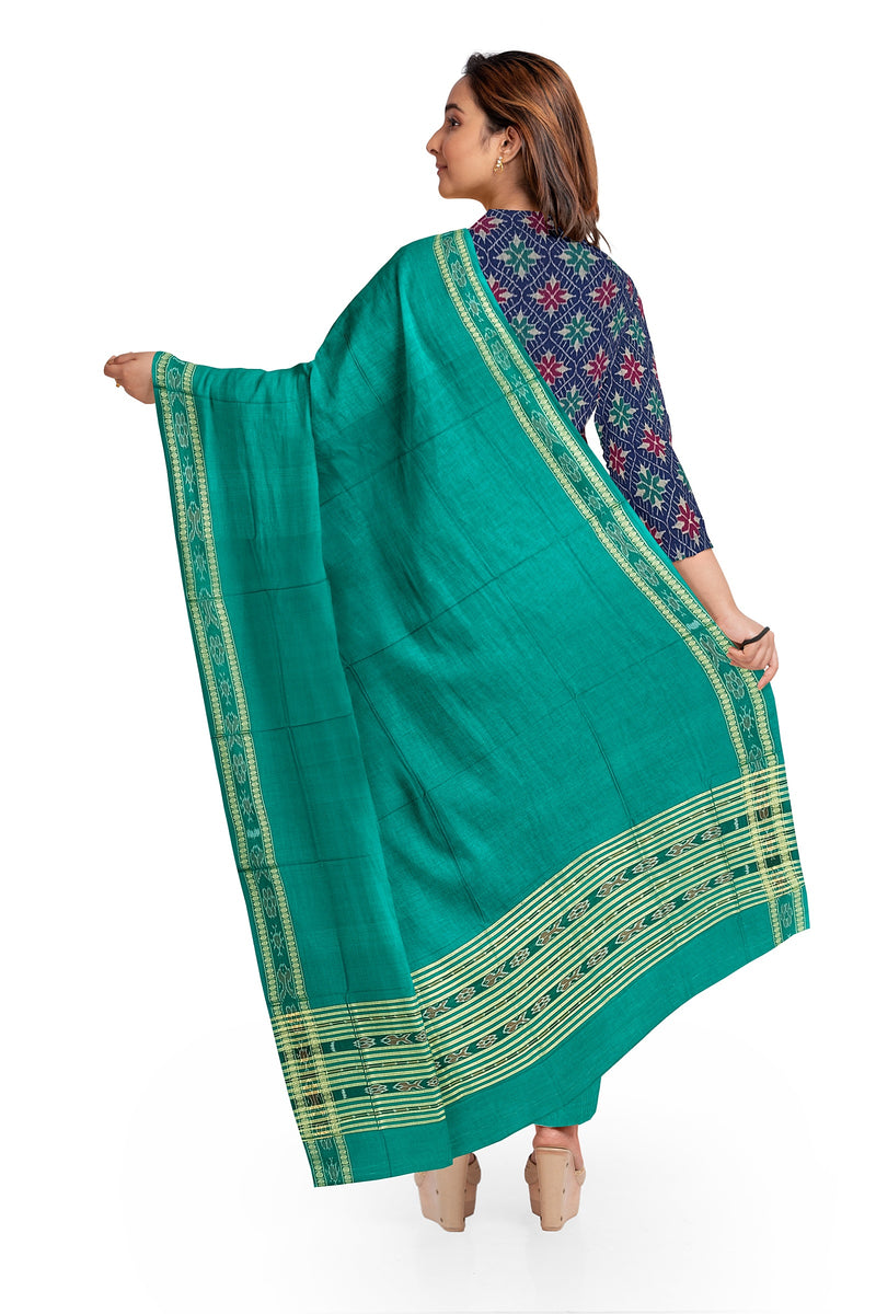 Exquisite Flower design Sambalpuri cotton dress material set
