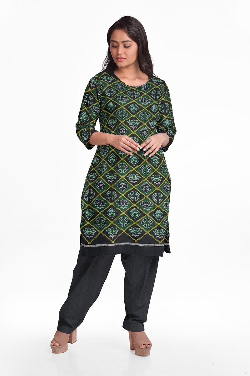 Exquisute Sambalpuri cotton dress material set