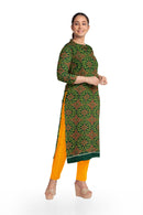 Beautiful flower design Sambalpuri cotton dress material set
