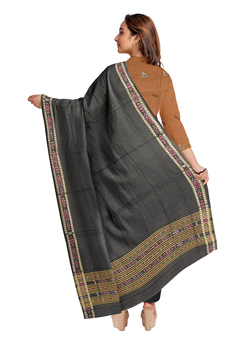 Birds motifs Bomkai cotton dress material set