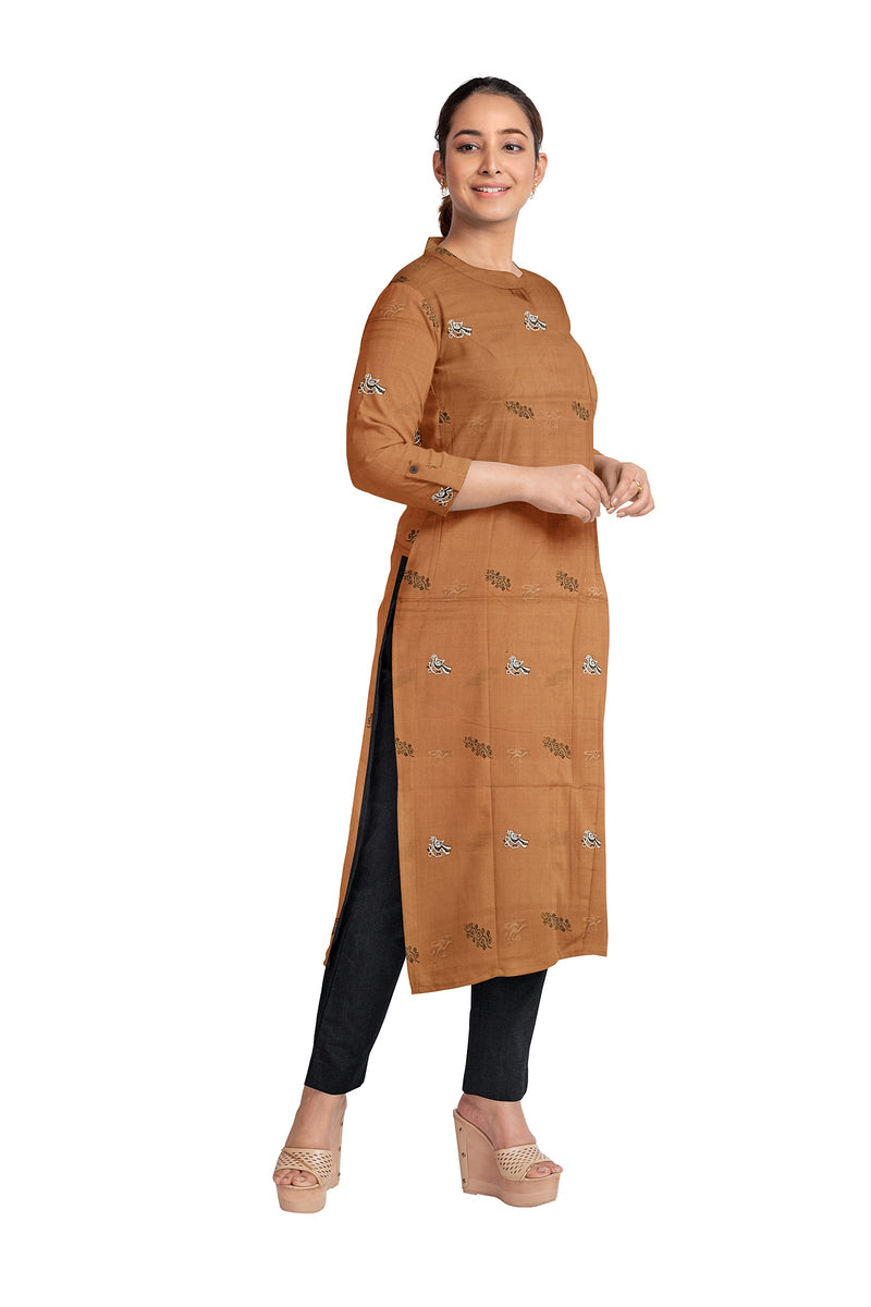 Birds motifs Bomkai cotton dress material set