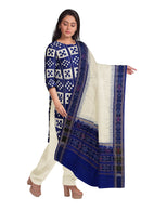 Exquiste Pasapali design Premium sambalpuri cotton dress material set