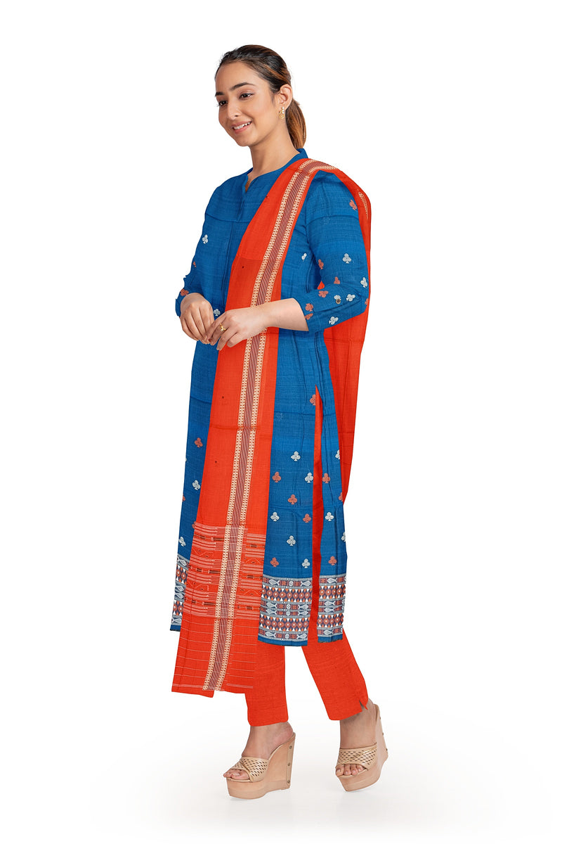 Bomkai Cotton Dress material set