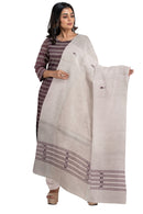 Pochampalli ikat cotton dress material set