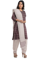 Pochampalli ikat cotton dress material set