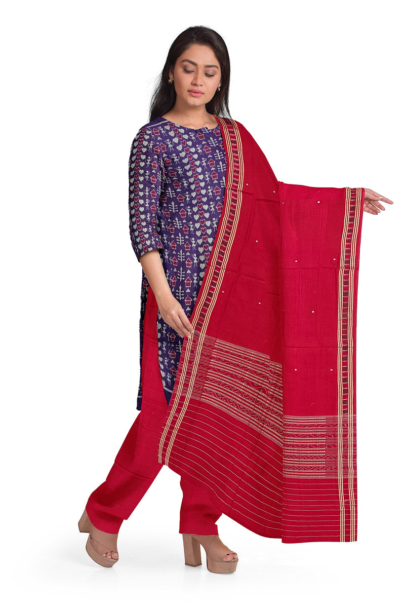 Sambalpuri cotton dress material set