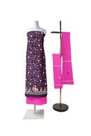 Embroidery work handloom cotton dress material set