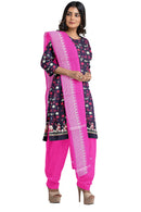 Embroidery work handloom cotton dress material set