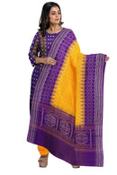 Beautiful tikli design Sambalpuri cotton dress material set