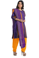 Beautiful tikli design Sambalpuri cotton dress material set