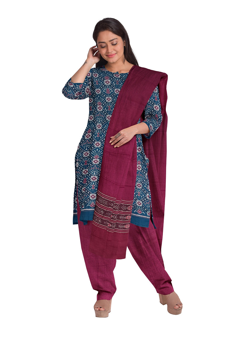 Sambalpuri cotton dress material set