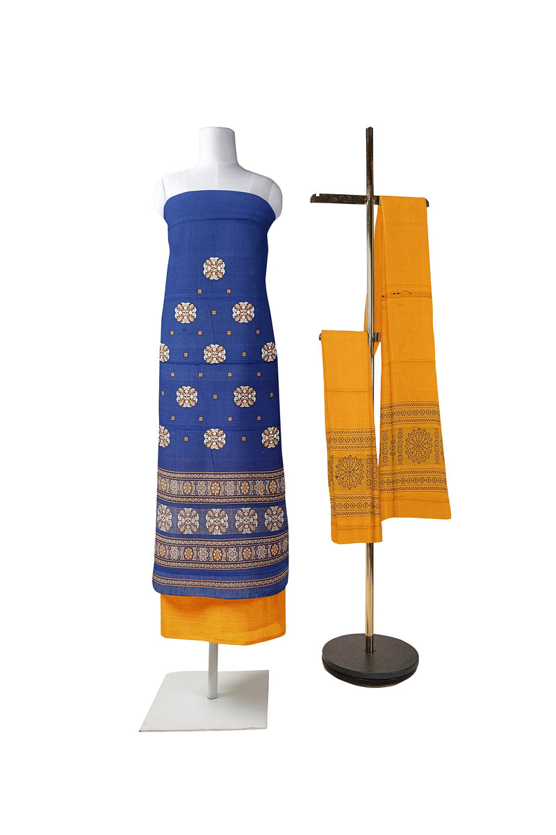 Bomkai cotton dress material set