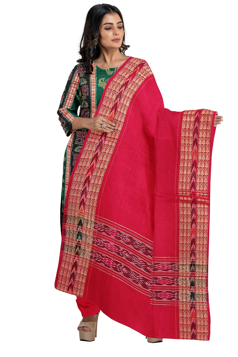 Exclusive unstitched Sambalpuri cotton dress material set
