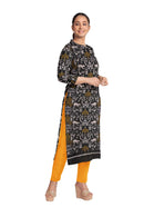 Exquisite tribal design sambalpuri cotton dress material set