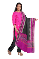 Flower buti design Bomkai cotton dress materil set