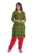 Beautiful Pasapali and Khajurpati design Sambalpuri cotton dress material set