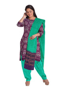 Chakra Bandha and Peacock design Sambalpuri cotton dress material set