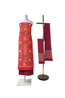 Beautiful Nabakoti design Sambalpuri cotton dress material set