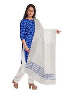 Alphabates(English) design Sambalpuri cotton dress material set