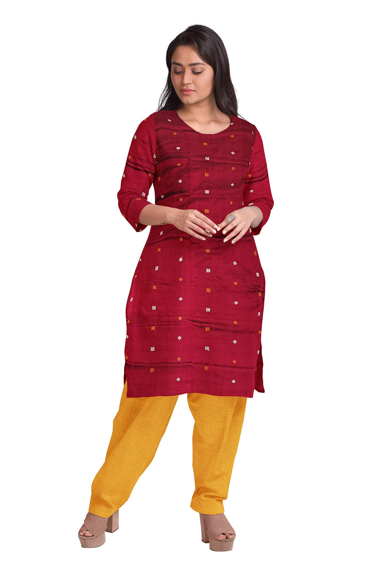 Sambalpuri Silk Bapta Dress Material Set