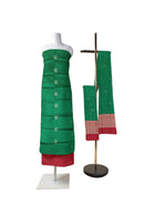 Doll design Bomkai silk dress material set