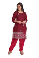 Boita(Boat) design bomkai cotton dress material set